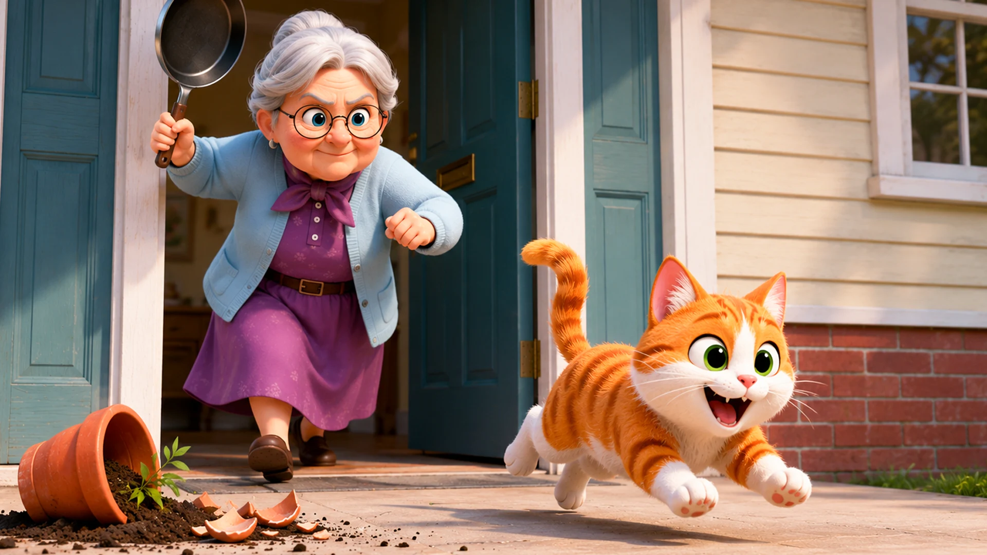 Mad Cat Chaos VS Angry Granny screenshot